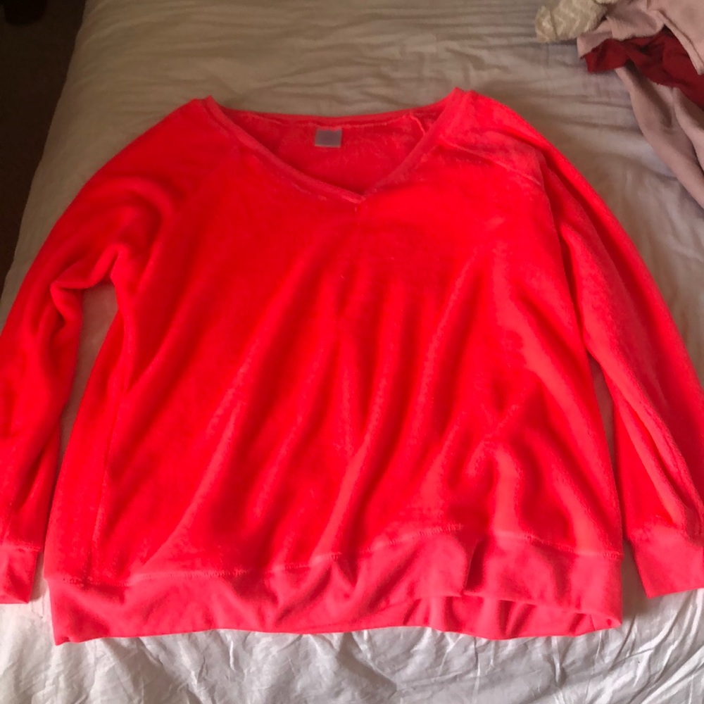 Neon bright pink sweater!